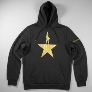 Hamilton Broadway Hoodie – Official Creative Goods Merch – Men’s Medium – Black